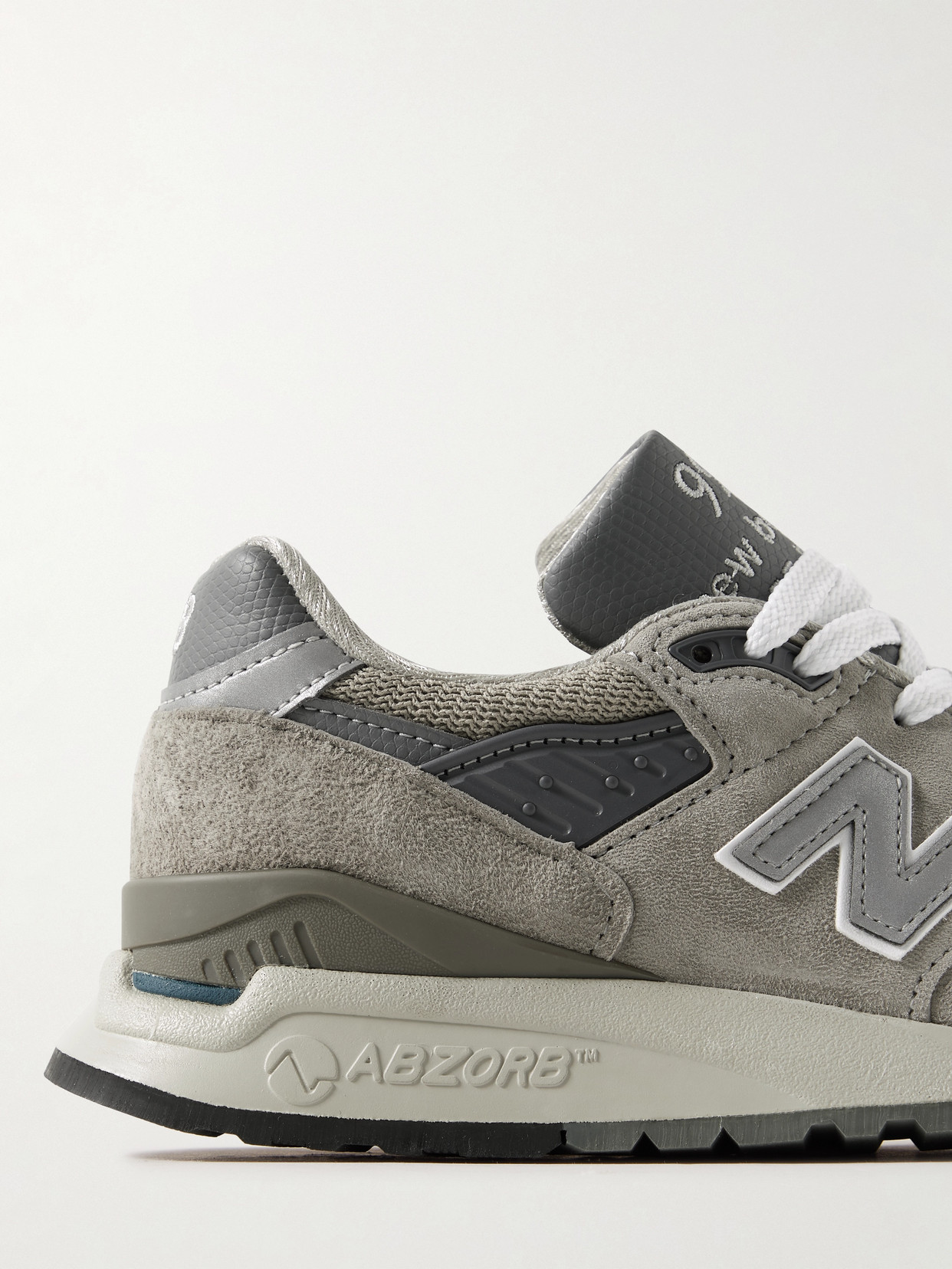 New Balance Made In Usa 998 Core Rubber-trimmed Leather, Mesh And Suede Sneakers In Unknown