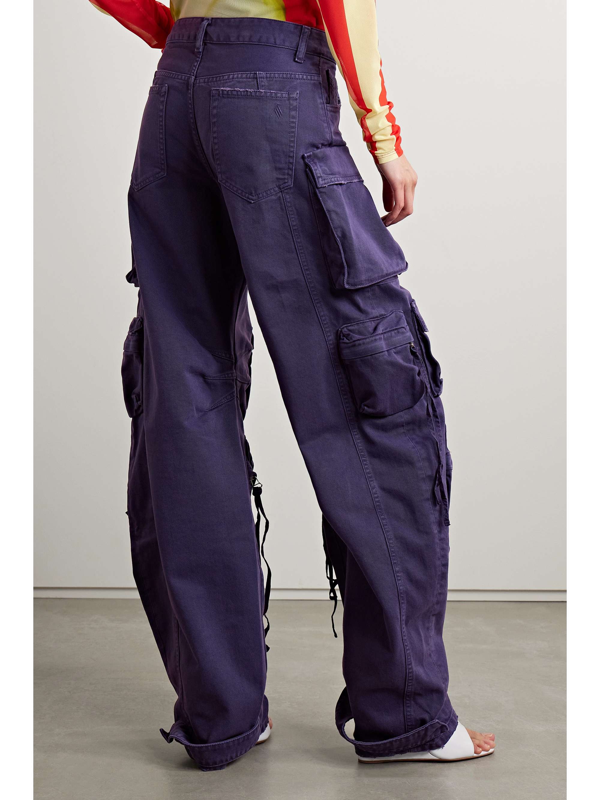 THE ATTICO Fern cotton-drill straight-leg cargo pants | NET-A-PORTER