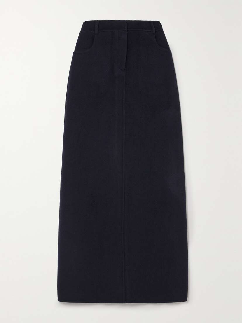 The Frankie Shop Malvo Wool-blend Maxi Skirt - x large
