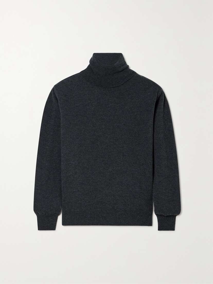 The Frankie Shop Ines Merino Wool Turtleneck Sweater