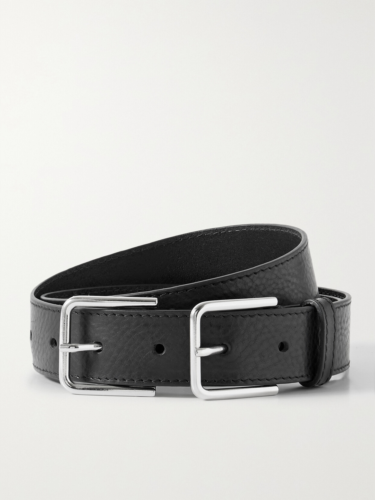 The Frankie Shop - Willow Leather Belt - Black