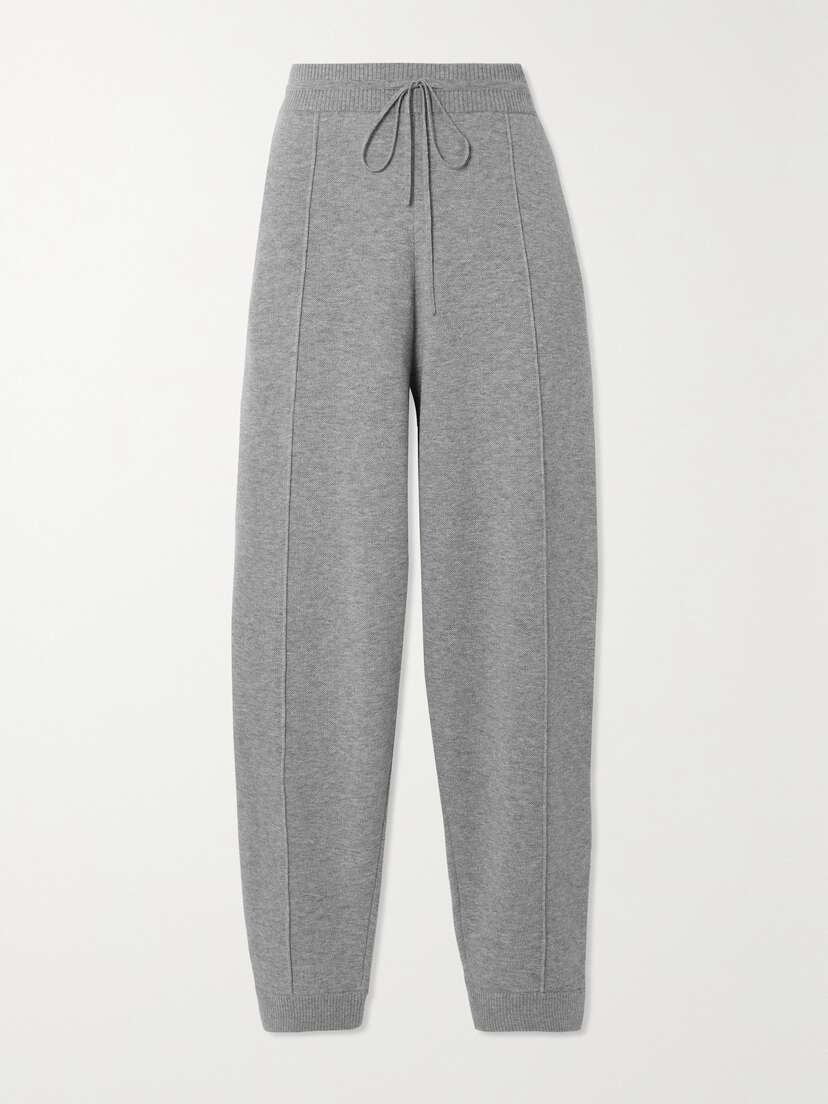 TOTEME Organic Cotton And Cashmere-blend Track Pants