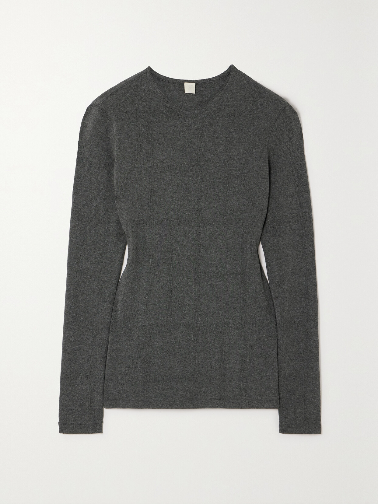 TOTEME - Jacquard-knit Top - Gray