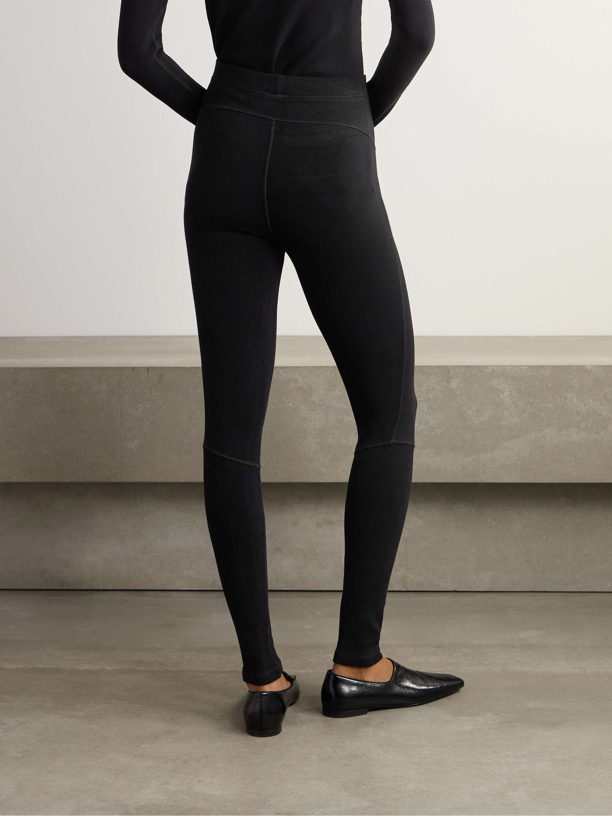 TOTEME Jacquardknit leggings NETAPORTER