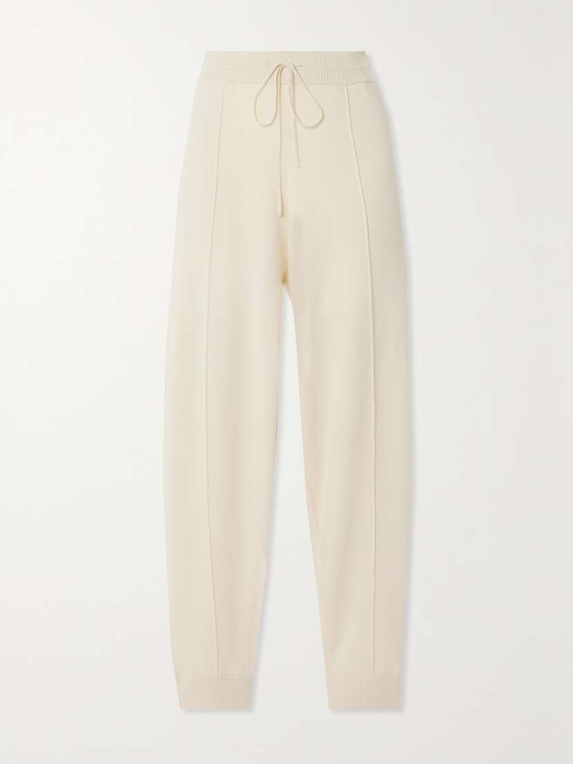 TOTEME Organic Cotton And Cashmere-blend Track Pants - x large