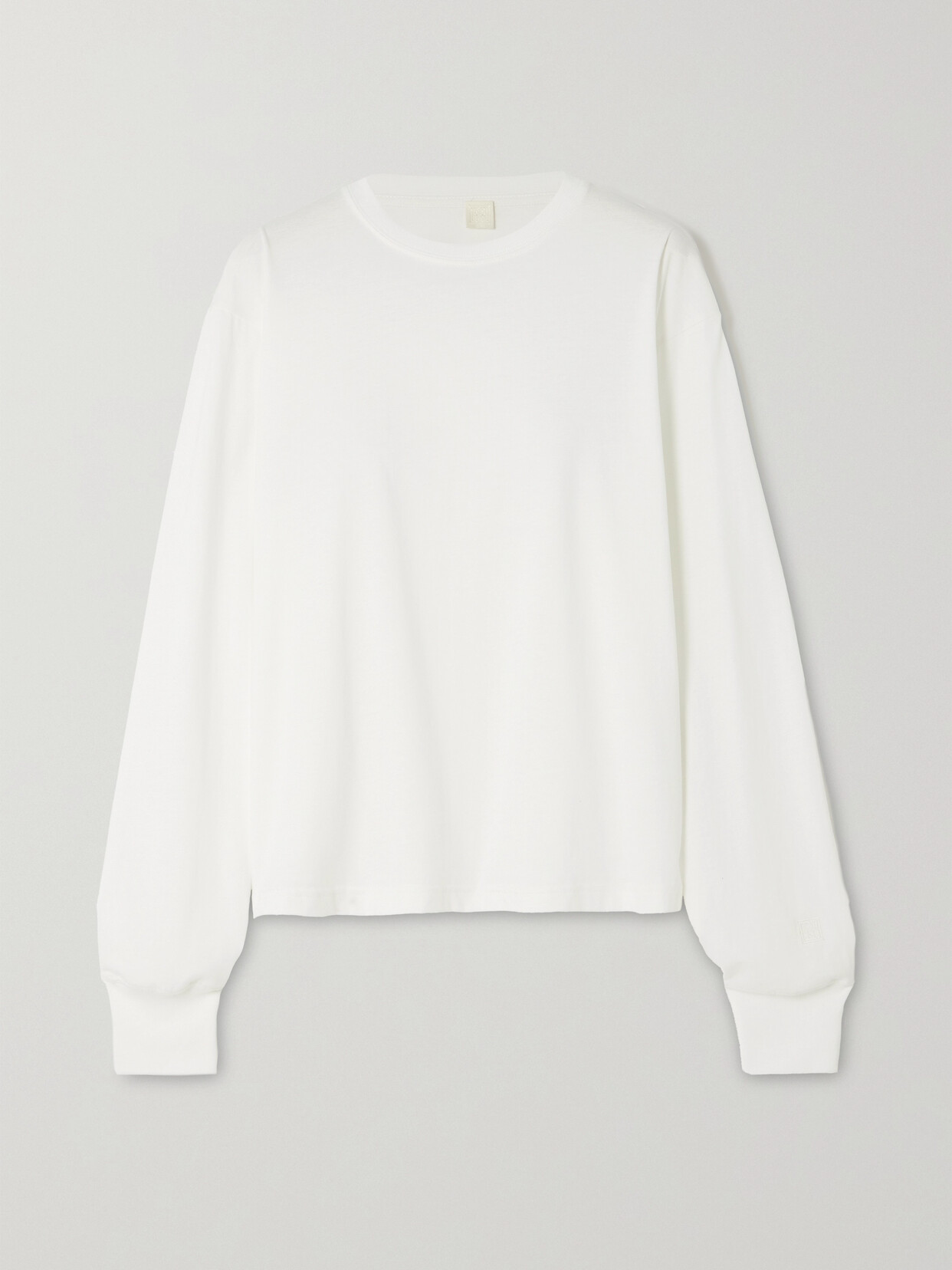 Totême Cotton-jersey T-shirt In White