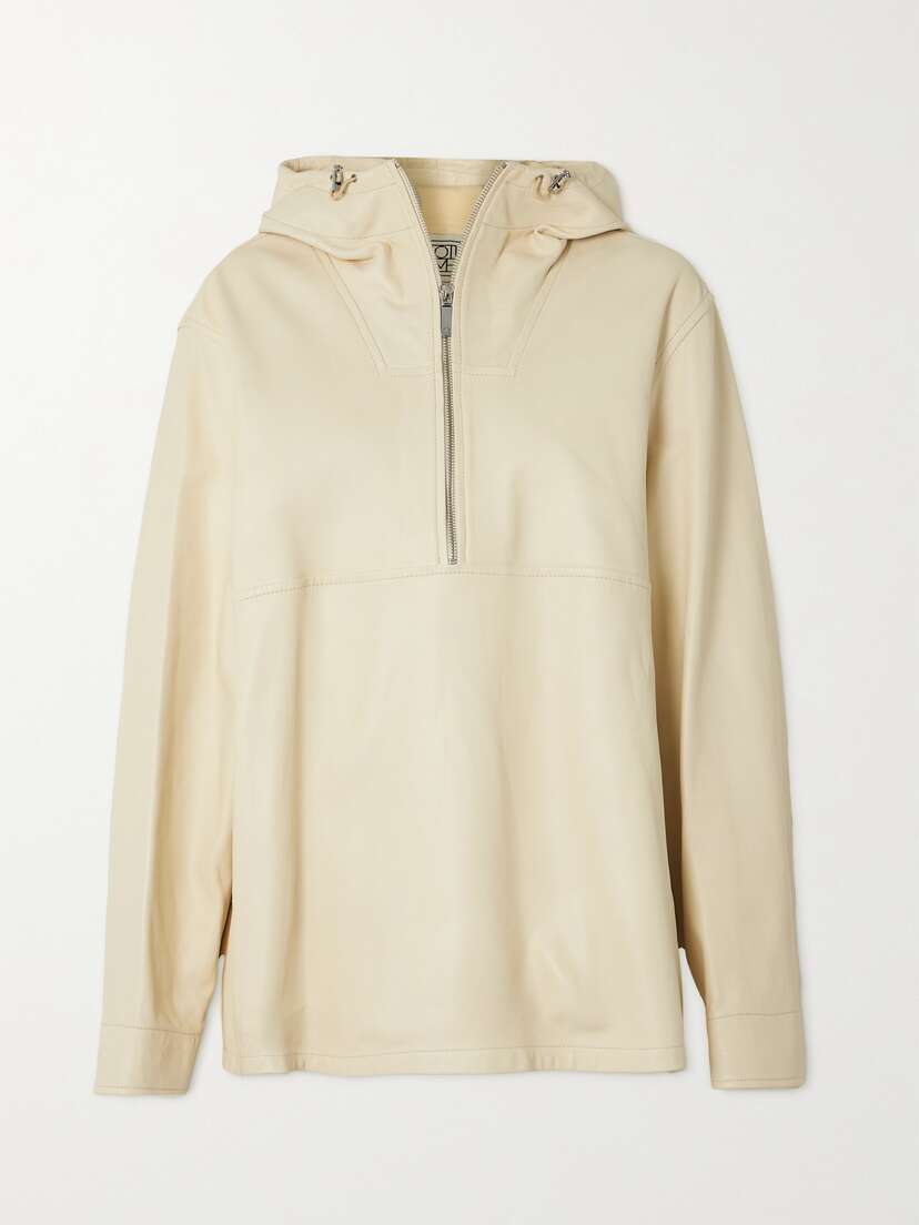 TOTEME Hooded Leather Jacket