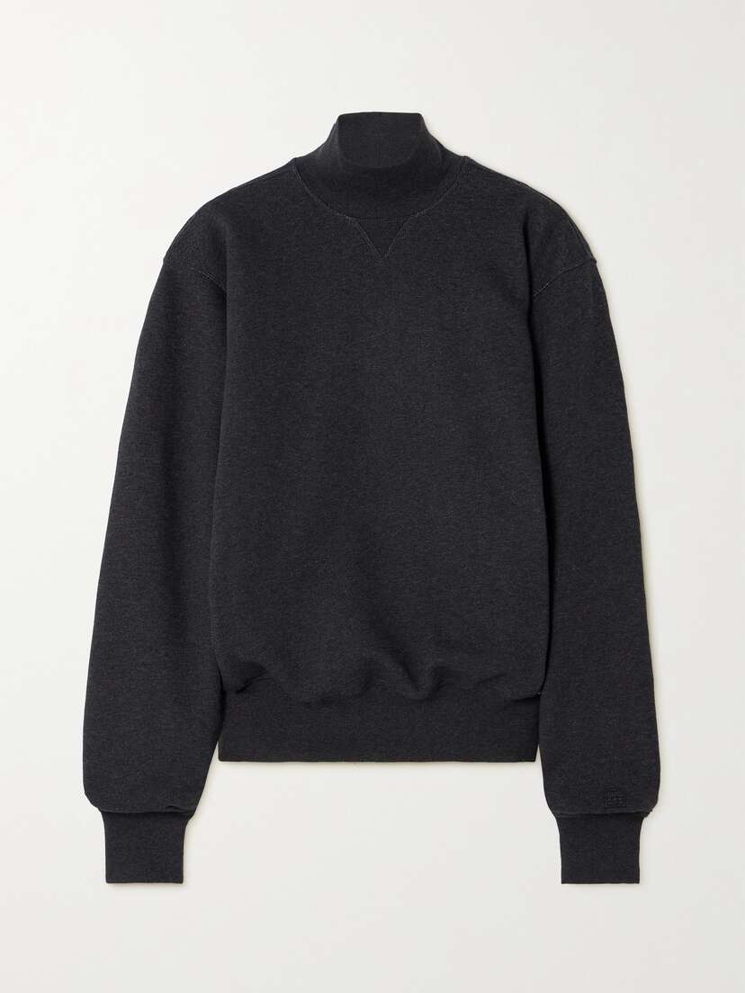 TOTEME Cotton-jersey Turtleneck Sweater