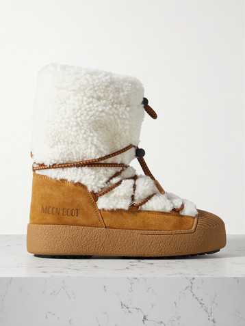 MOON BOOT LTrack shearling snow boots