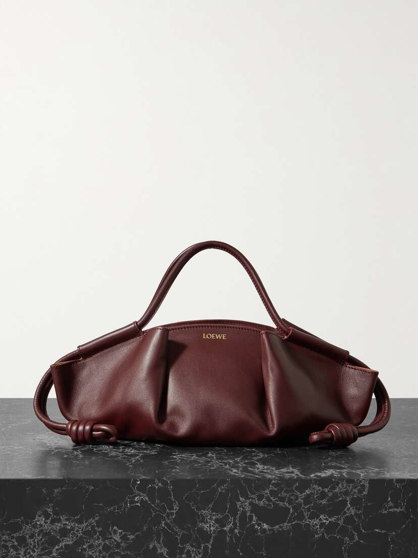Loewe Paseo Leather Shoulder Bag