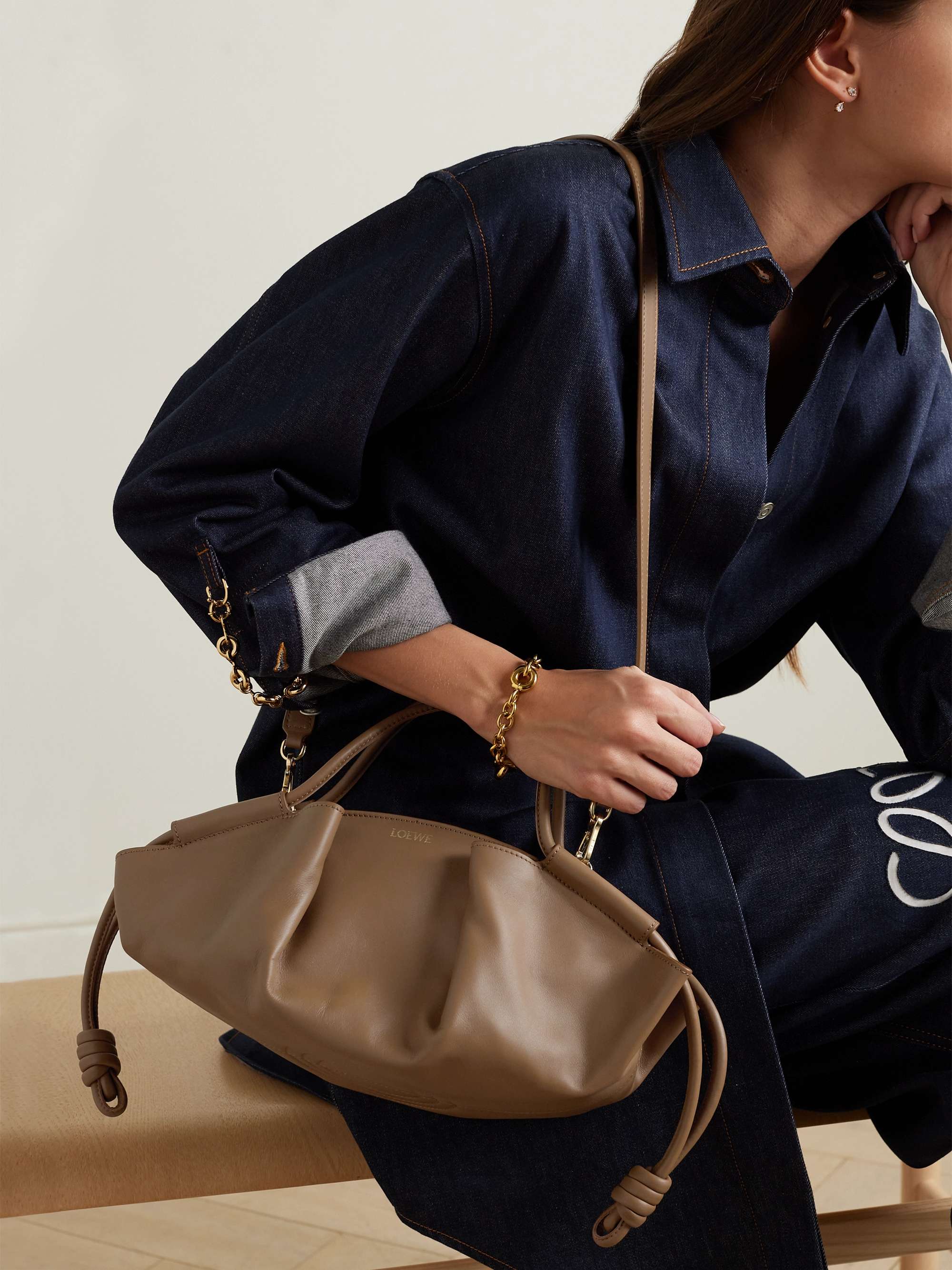 LOEWE Paseo leather shoulder bag