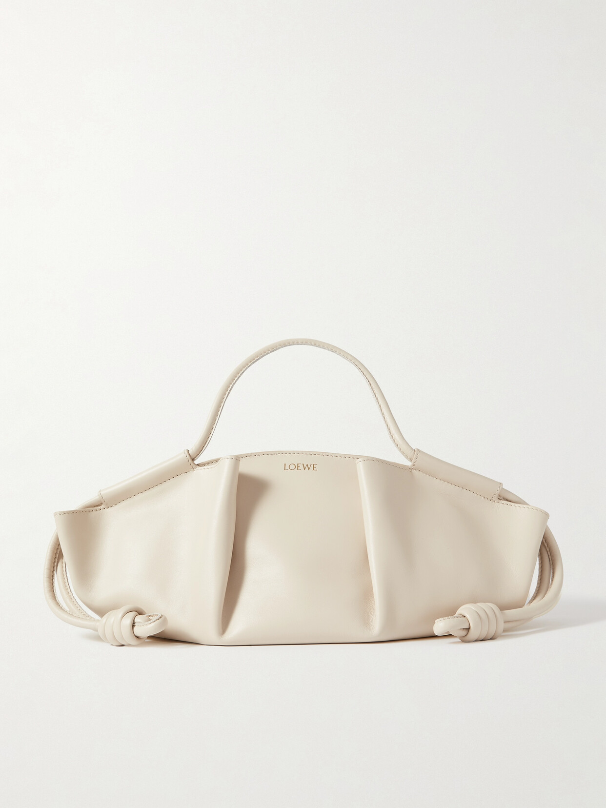 Loewe - Paseo Leather Shoulder Bag - White