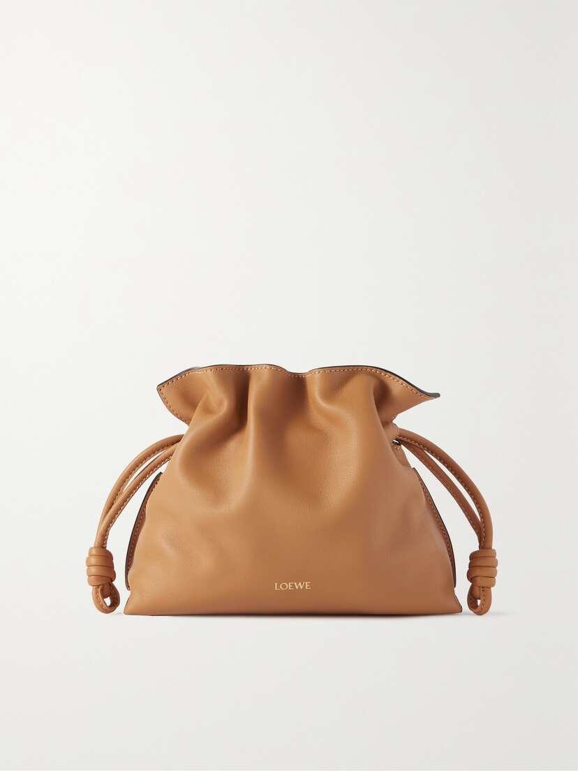Loewe Flamenco Mini Leather Clutch