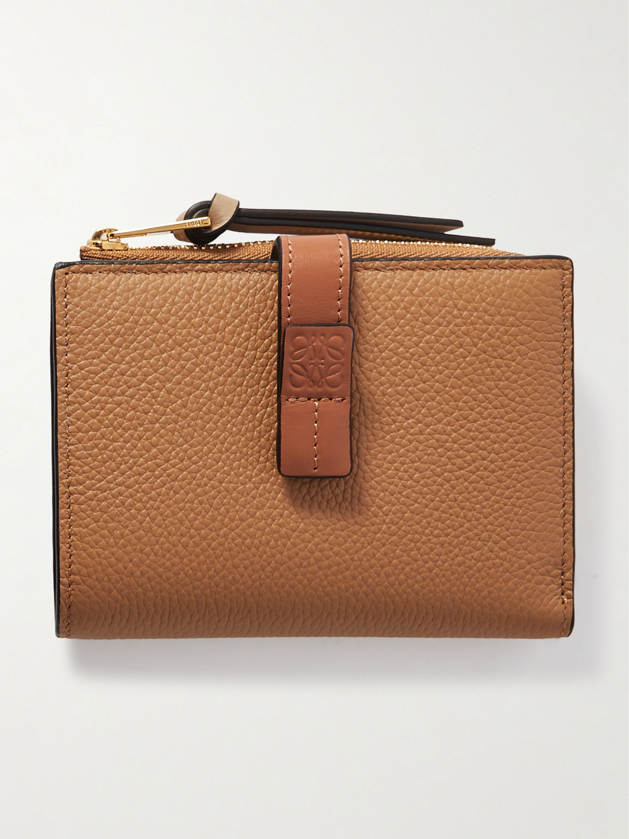 Loewe Two-tone Textured-leather Wallet