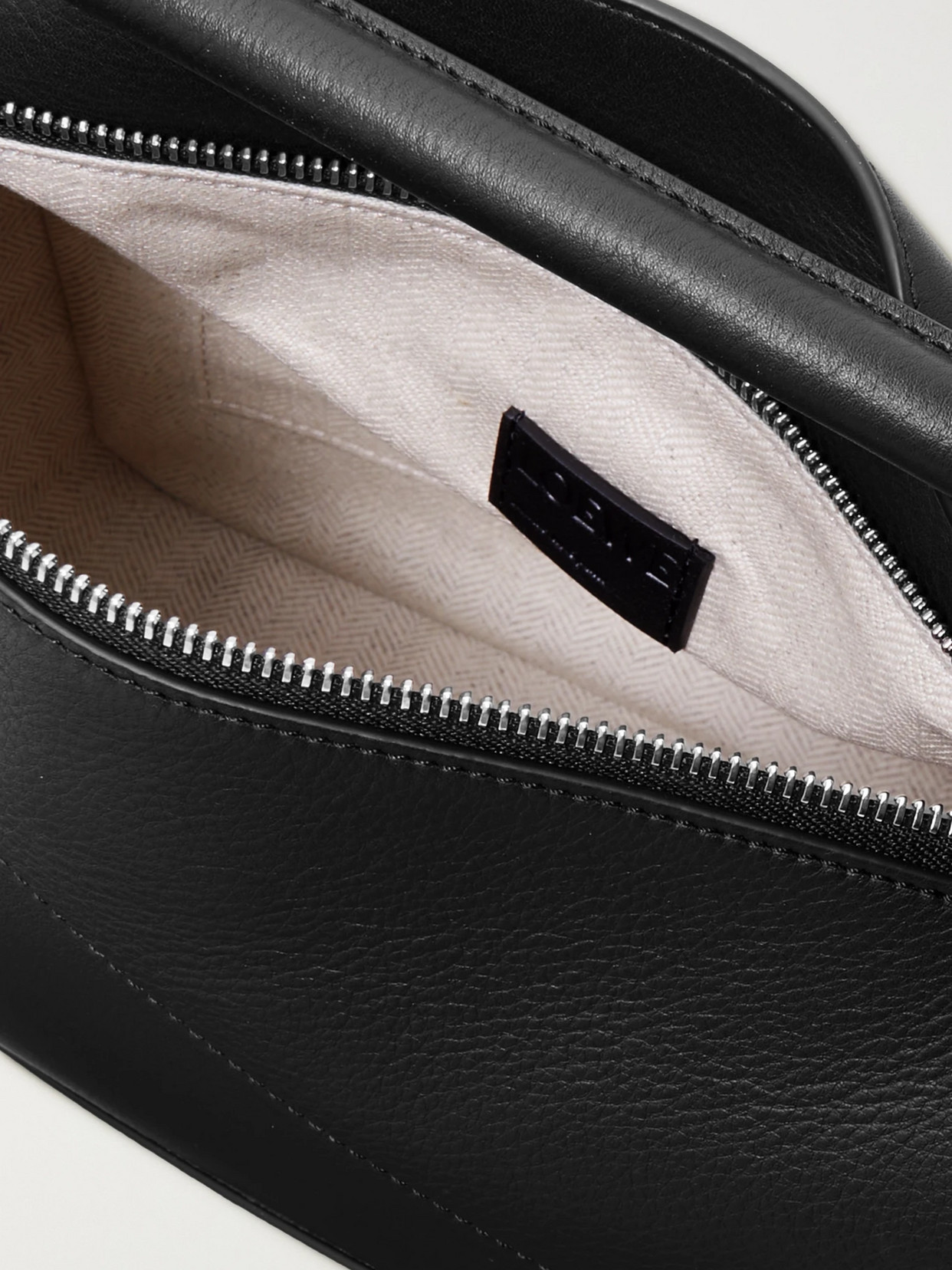 Puzzle Edge Small Textured-Leather Shoulder Bag