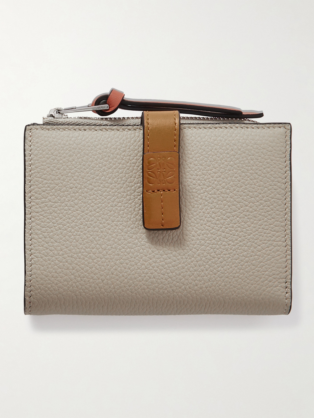 Loewe Two-tone Textured-leather Wallet