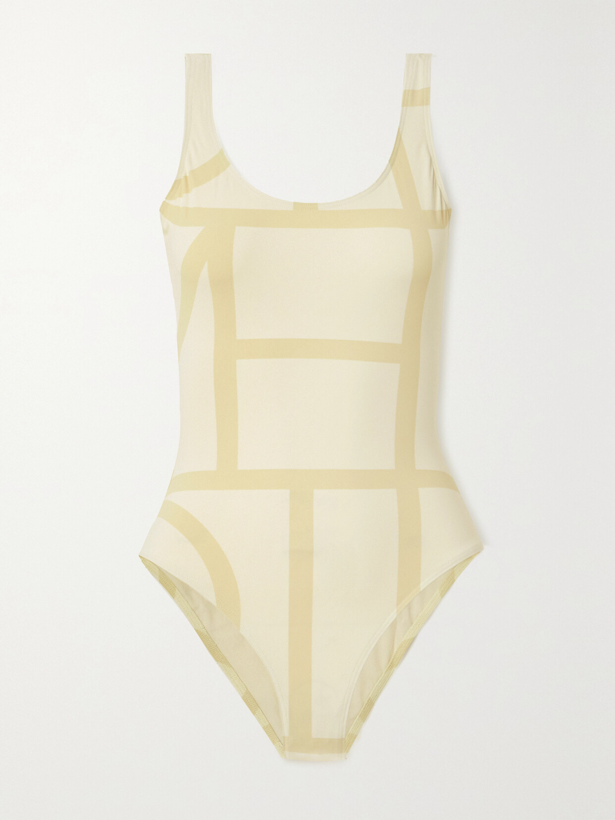TOTEME Monogram Printed Swimsuit - Neutrals