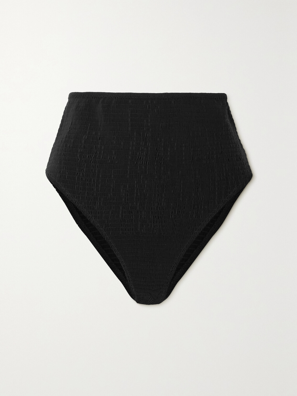 TOTEME - Shirred Recycled Bikini Briefs - Black