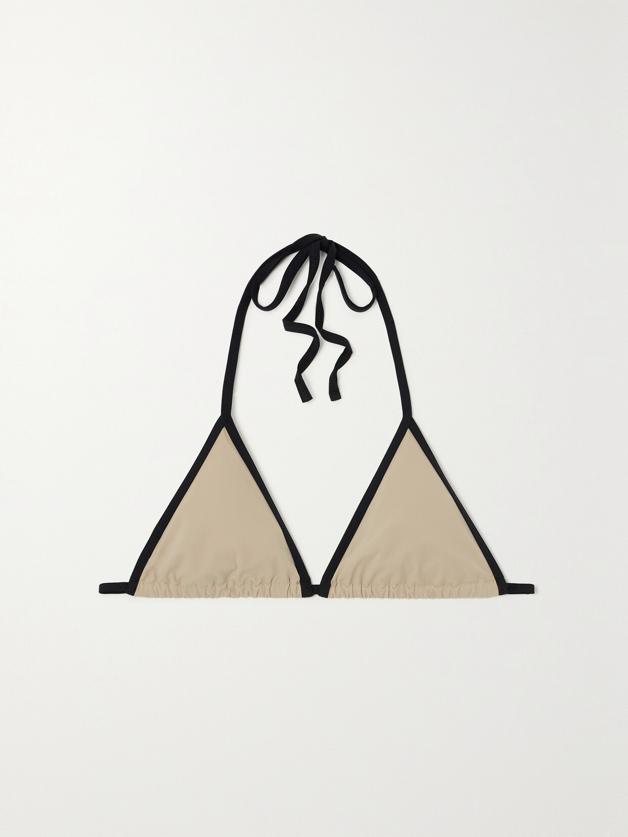 TOTEME - Recycled Triangle Bikini Top - Neutrals