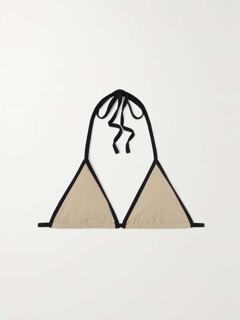 TOTEME Recycled Triangle Bikini Top - x large