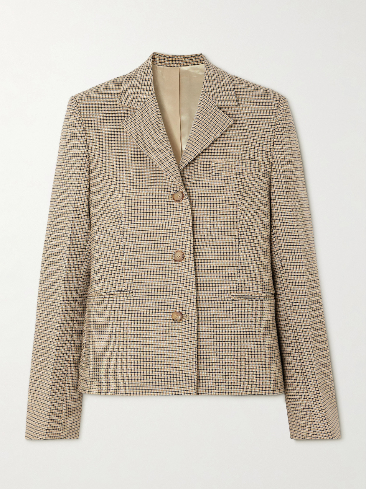 Totême Recycled Woven Blazer In Neutrals