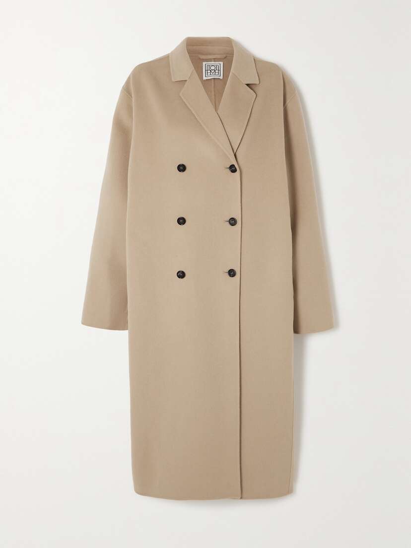 TOTEME Signature Double-breasted Wool Coat