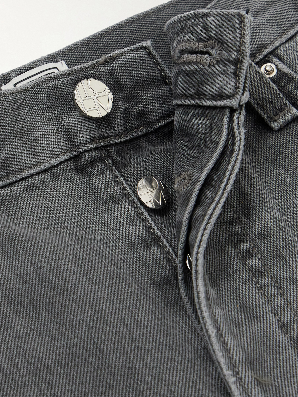 High-Rise Straight-Leg Organic Jeans