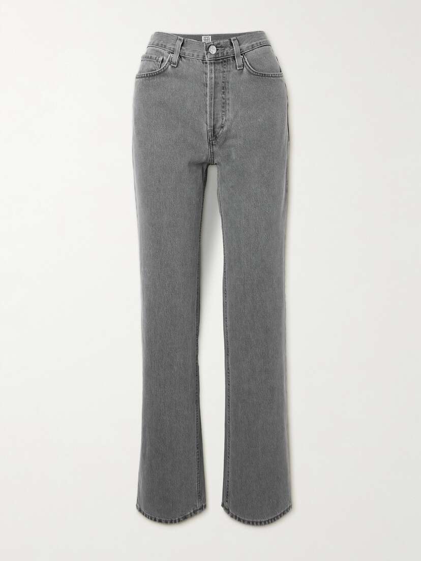 Toteme — High-rise straight-leg organic jeans