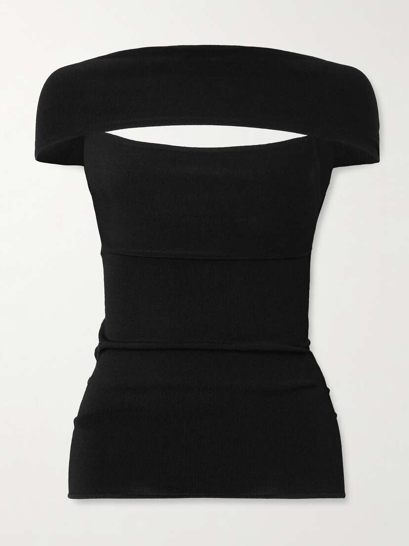 TOTEME Cutout Knitted Top