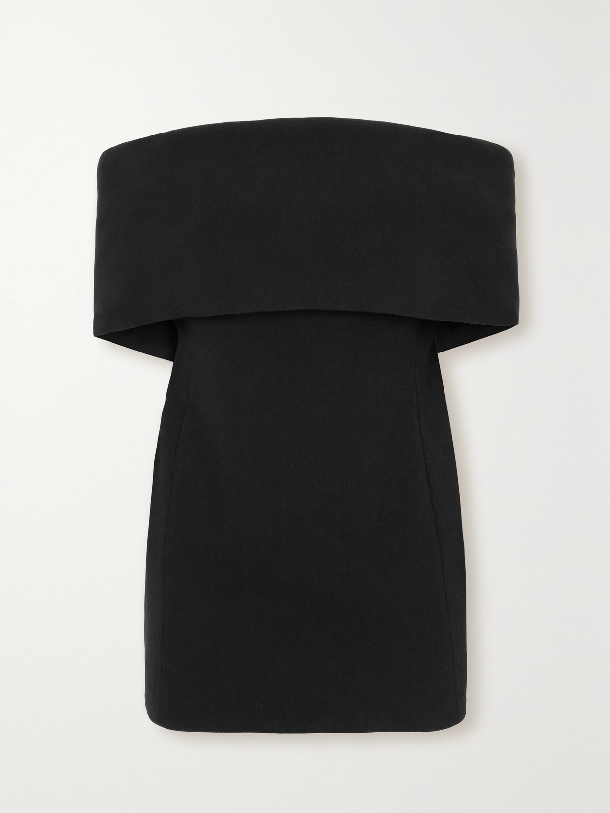 Totême Strapless Crepe Top In Black