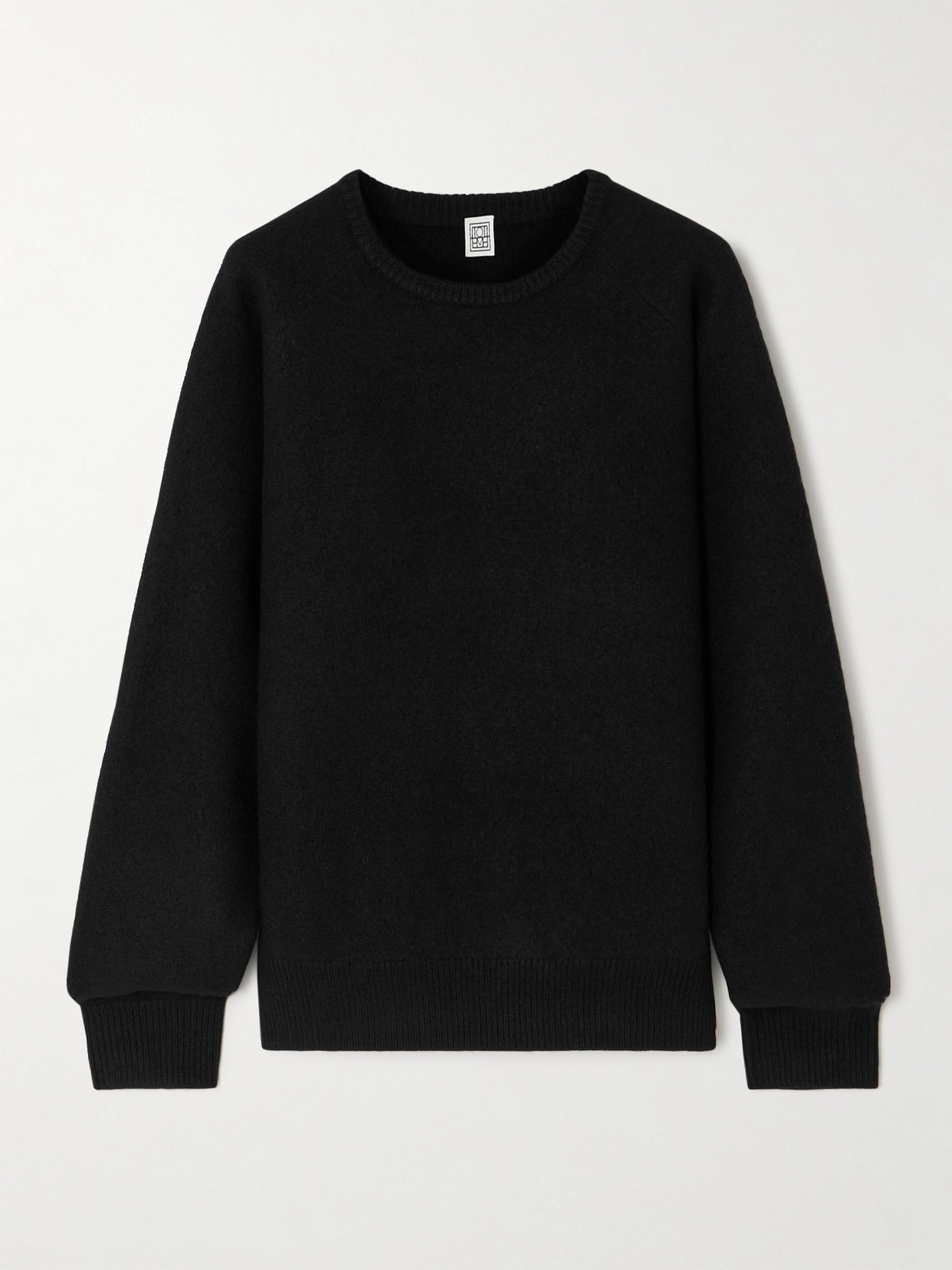 TOTEME Selene Brushed-wool Sweater - Black