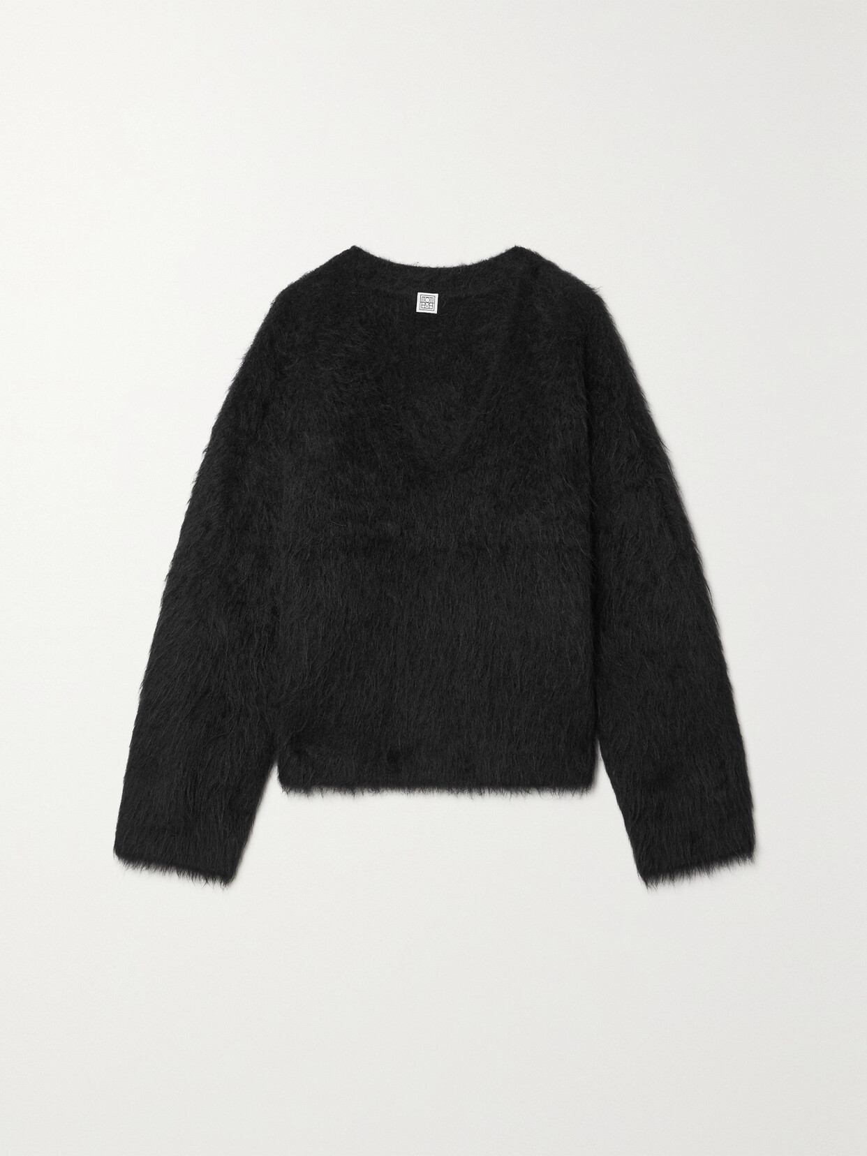 TOTEME - Brushed Alpaca-blend Sweater - Black