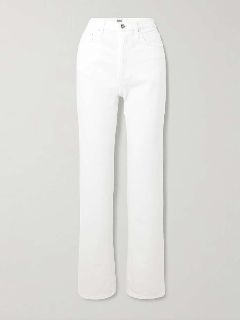 TOTEME High-rise Straight-leg Organic Jeans