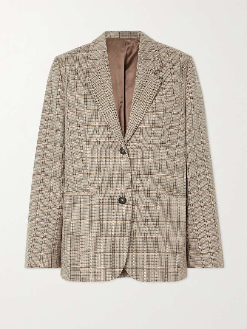 TOTEME Checked Wool Blazer