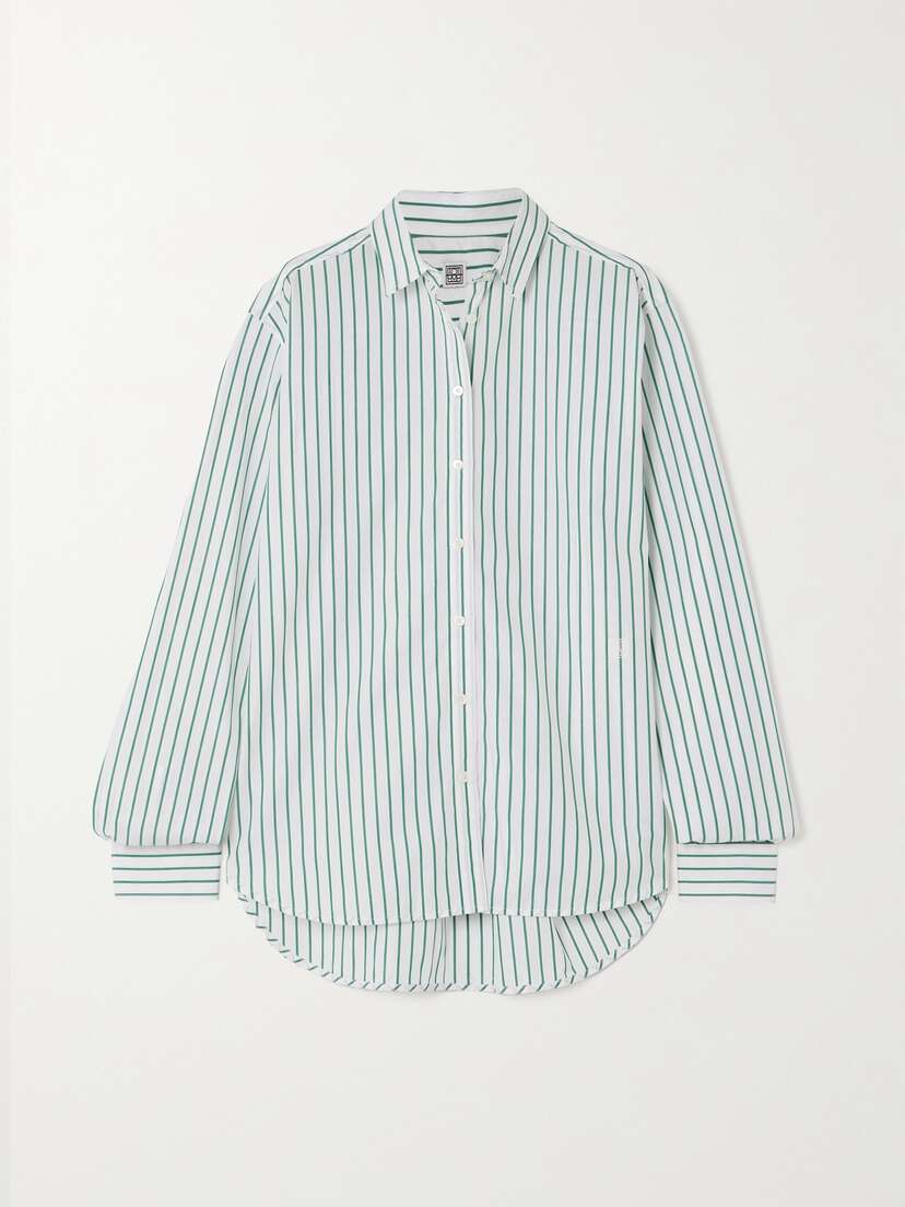 TOTEME Signature Striped Cotton-poplin Shirt