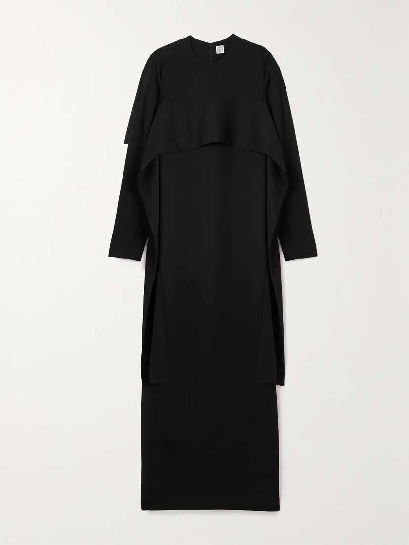Toteme — Draped cady maxi dress