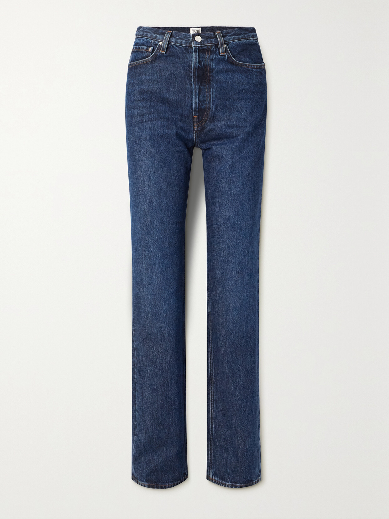 TOTEME - + Net Sustain High-rise Straight-leg Jeans - Blue