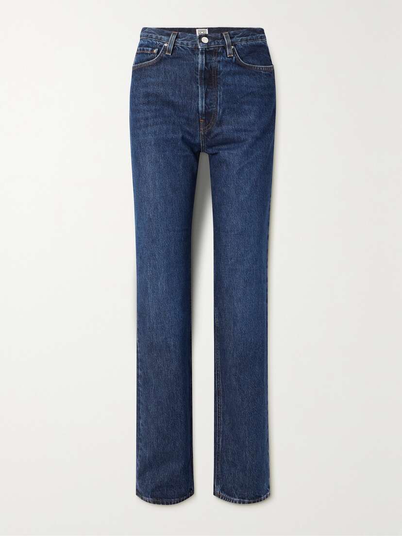 TOTEME + Net Sustain High-rise Straight-leg Jeans