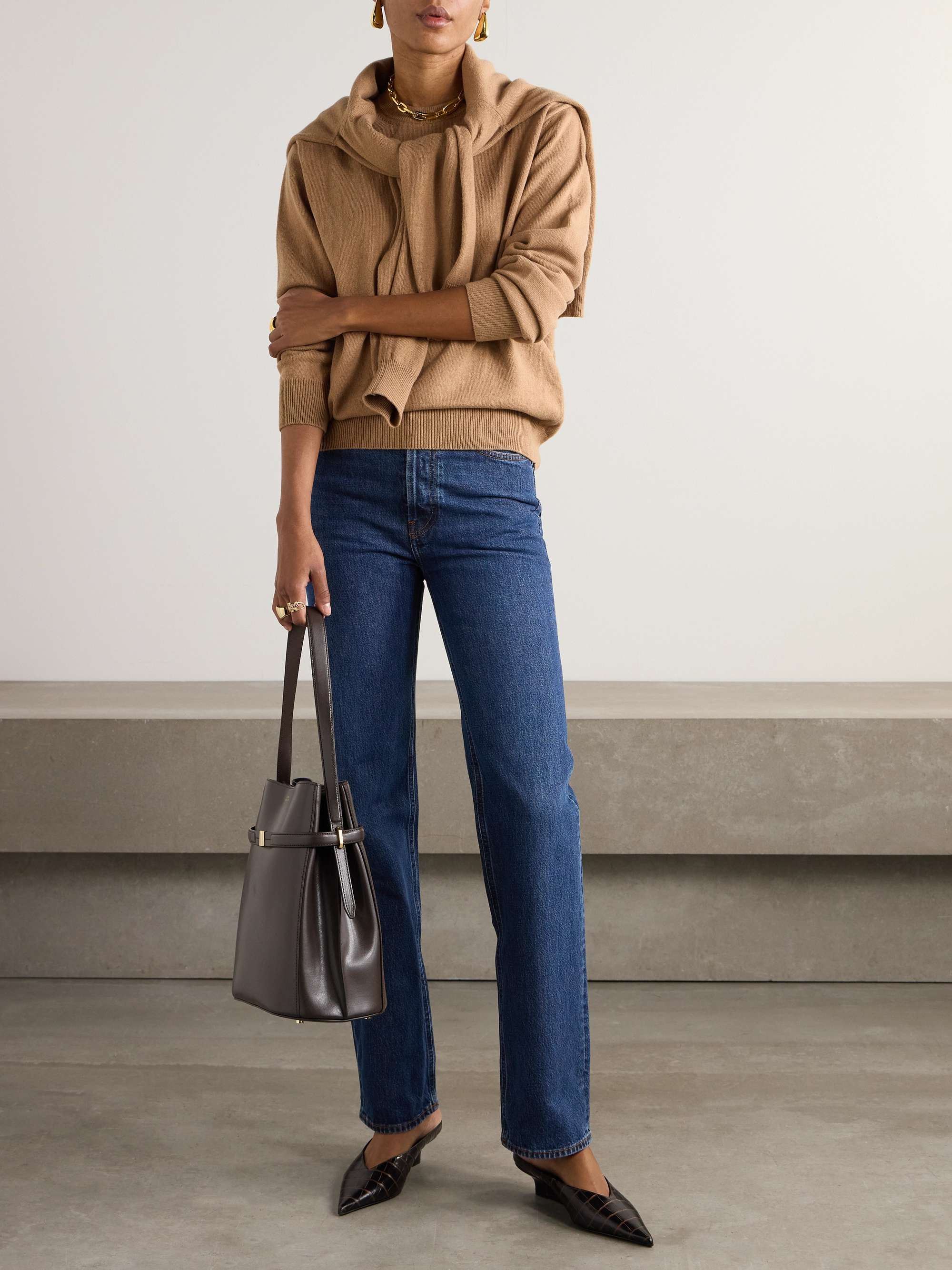 TOTEME + NET SUSTAIN high-rise straight-leg jeans | NET-A-PORTER