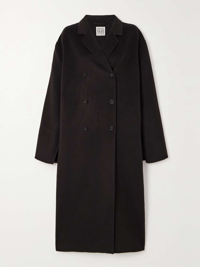 TOTEME Signature Double-breasted Wool Coat - DK34