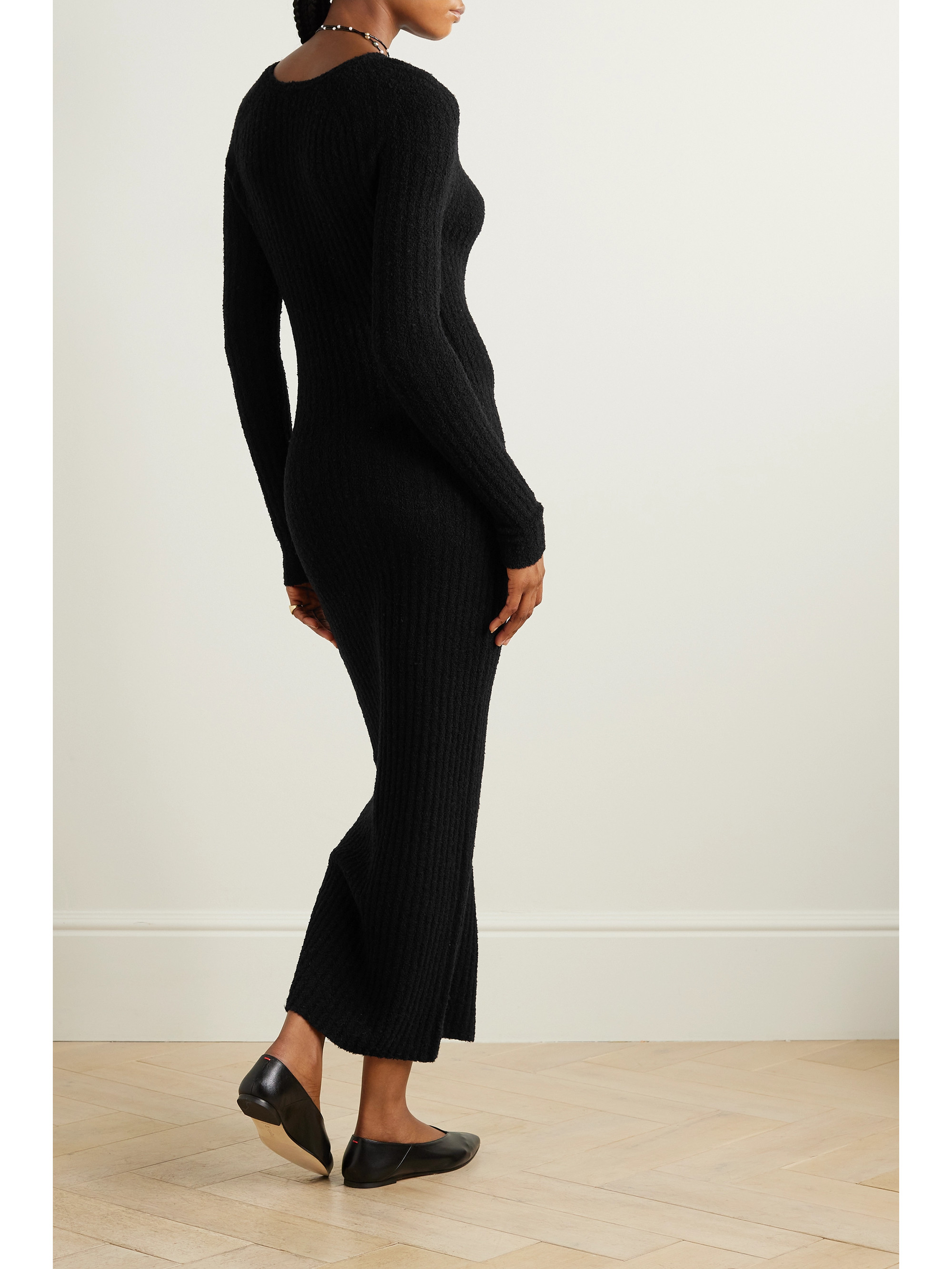 TOTEME Ribbed wool-blend maxi dress thumbnail