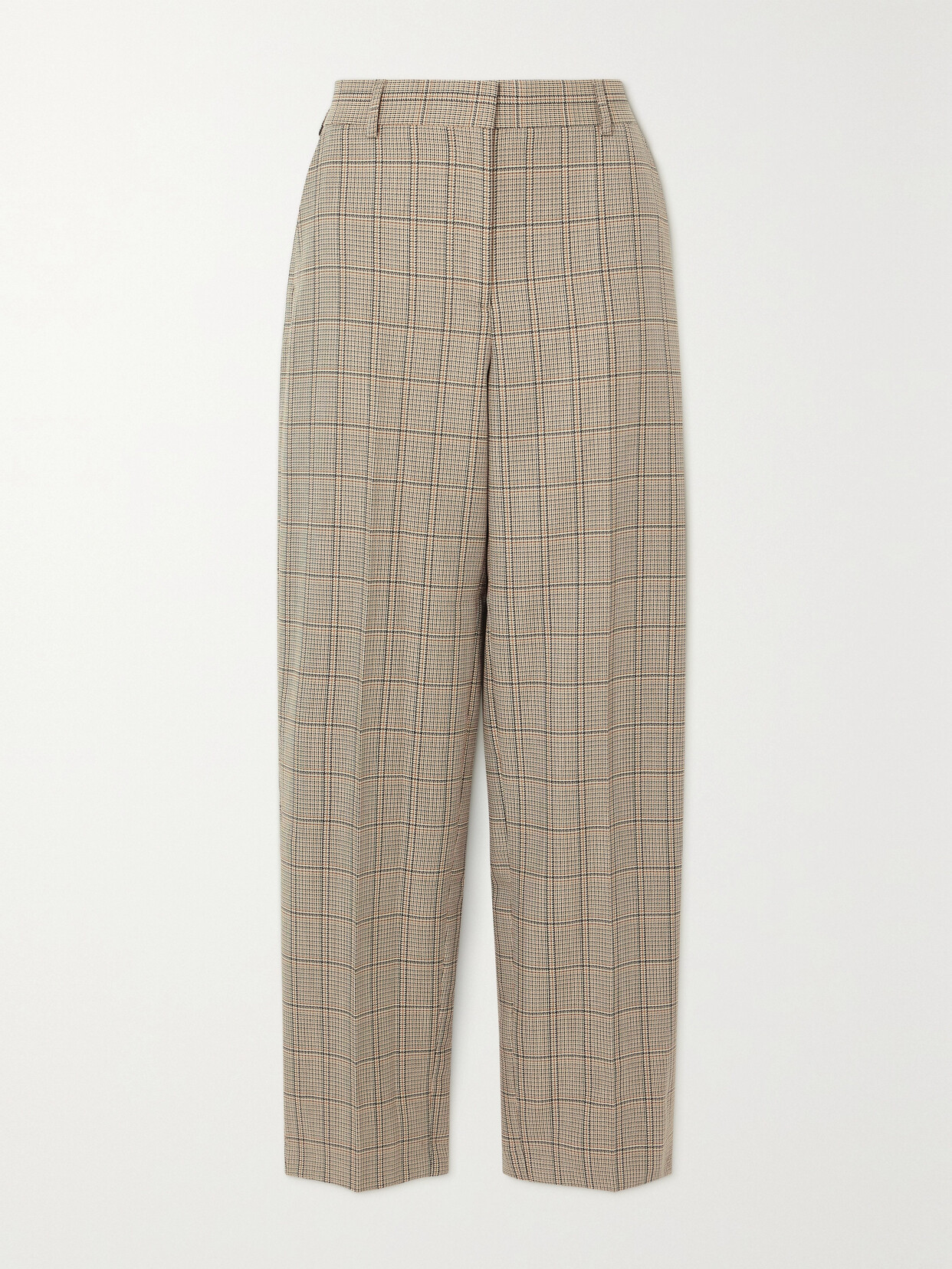 TOTEME Checked Wool Pants - Neutrals