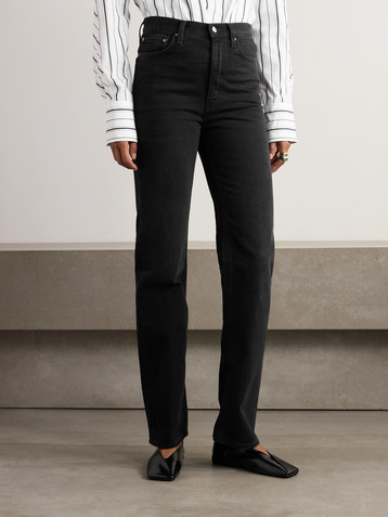 TOTEME + NET SUSTAIN high-rise straight-leg jeans