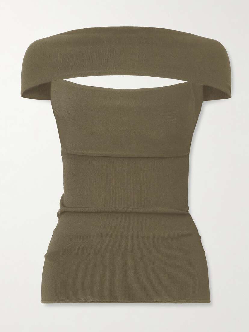 TOTEME Cutout Knitted Top