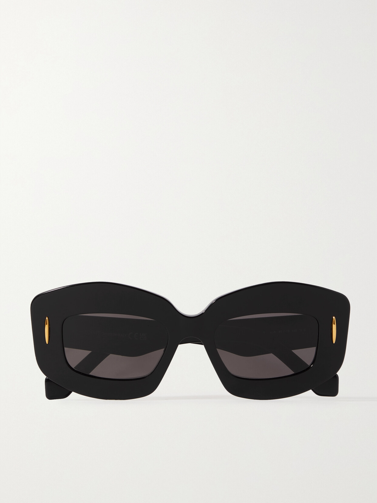 Loewe Screen Square-frame Acetate Sunglasses In Black