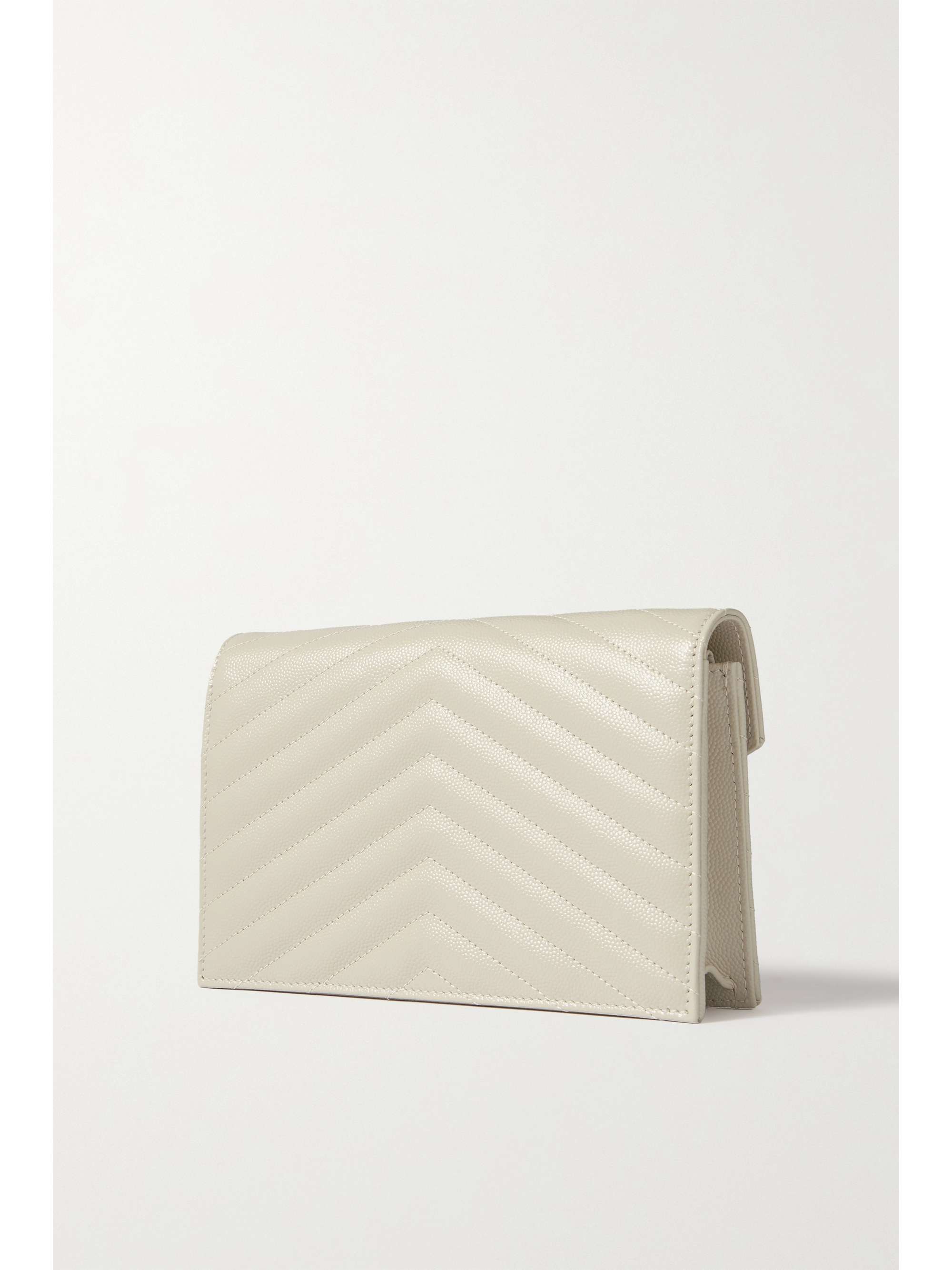 SAINT LAURENT Cassandre matelassé textured-leather shoulder bag