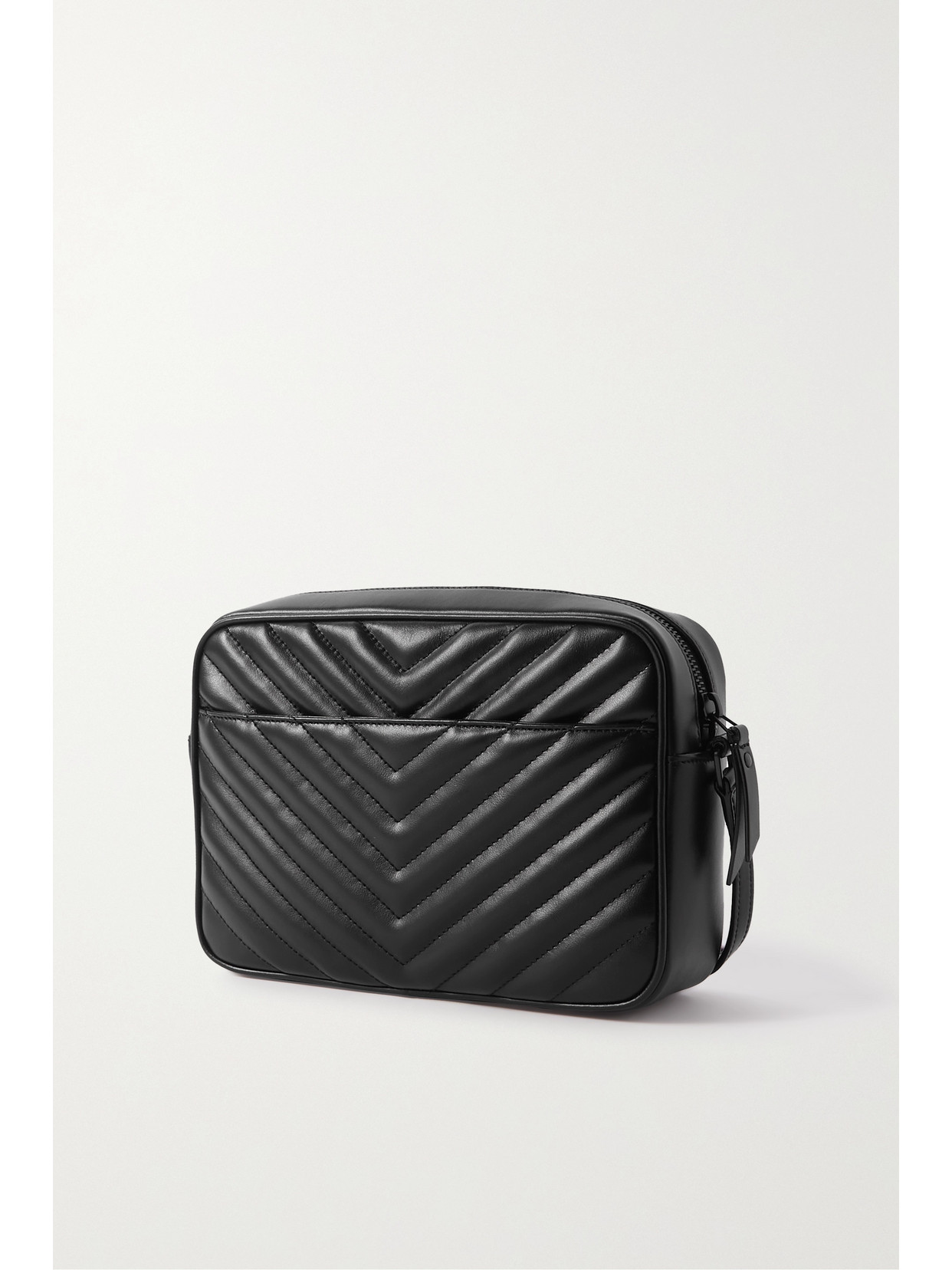 Saint Laurent Lou Quilted Leather Shoulder Bag In Black