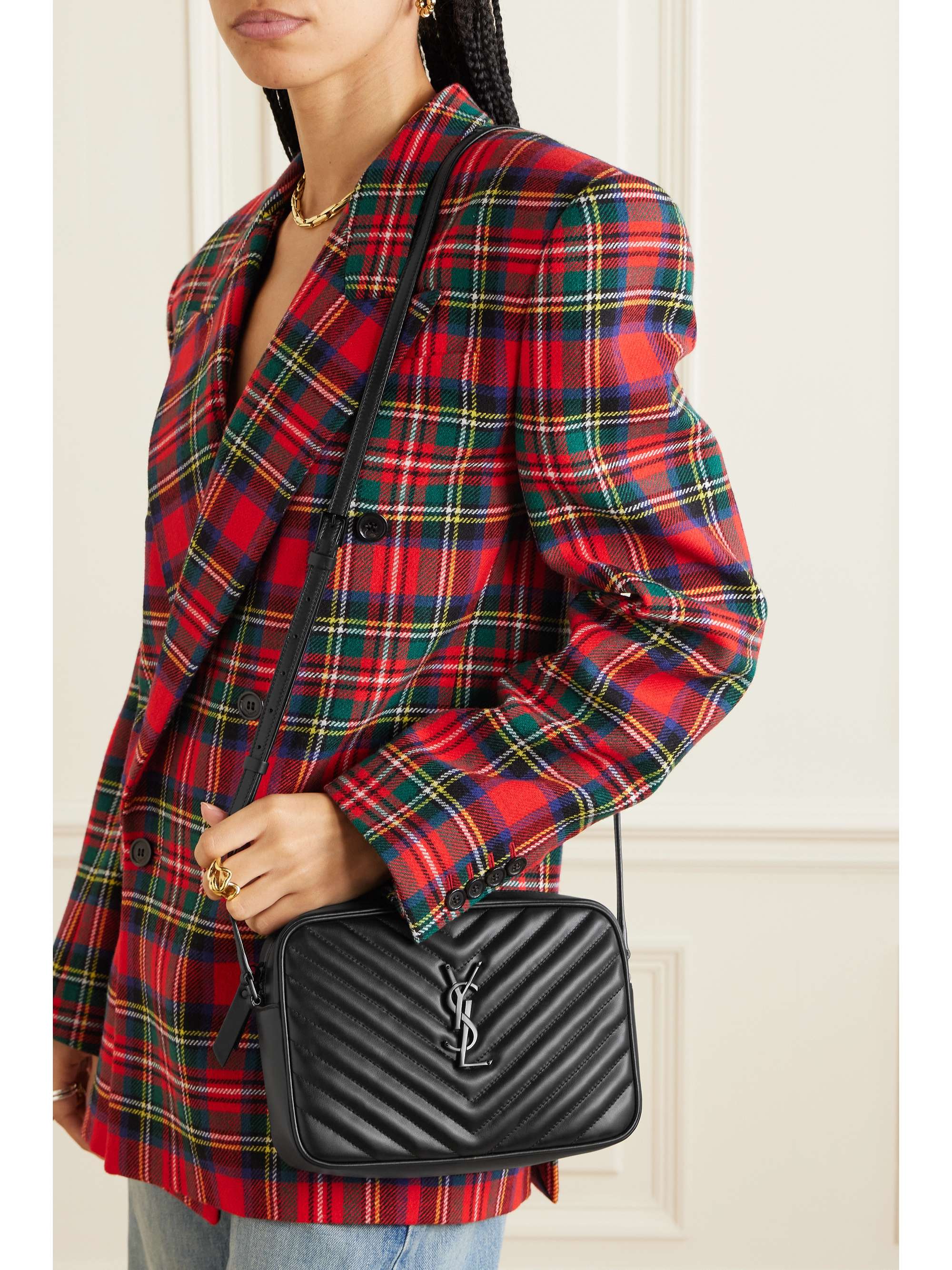 Monogram ysl loulou quilted shoulder bag cheap
