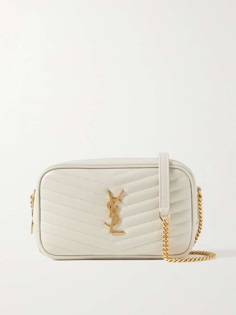 Saint Laurent Lou Mini Matelassé Leather Shoulder Bag