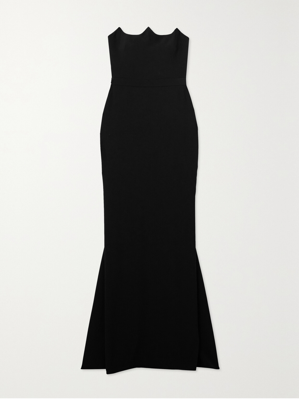 Alexander McQueen - Strapless Crepe Gown - Black